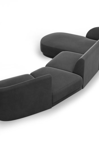 MICADONI  Modulsofa i flyel, venstre, Miley, 4 seter, 320x132x70