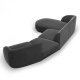MICADONI  Modulsofa i flyel, venstre, Miley, 4 seter, 320x132x70