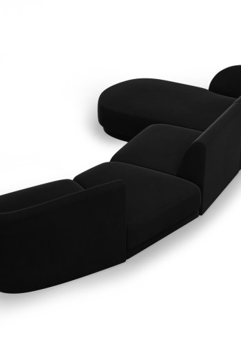 MICADONI  Modulsofa i flyel, venstre, Miley, 4 seter, 320x132x70