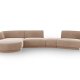 MICADONI  Modulsofa i flyel, venstre, Miley, 4 seter, 320x132x70