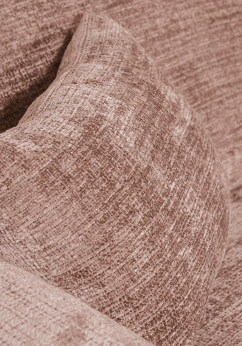 WOOOD CLOUD Schäslongsoffa Höger Chenille Taupe/Rosa