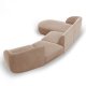 MICADONI  Modulsofa i flyel, venstre, Miley, 4 seter, 320x132x70
