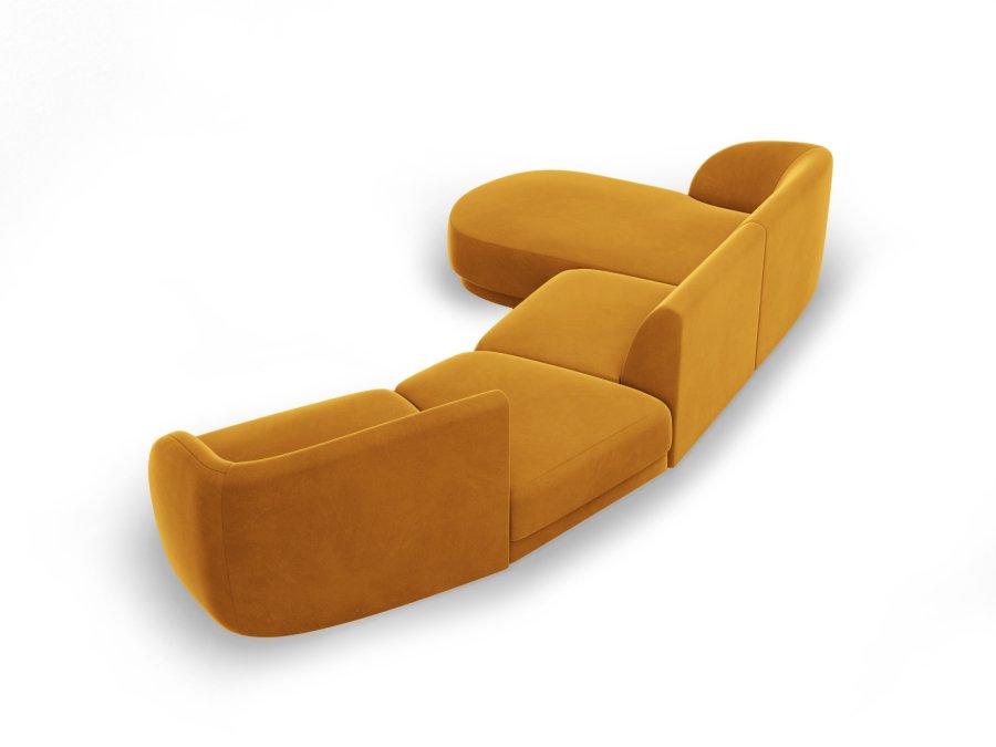MICADONI  Modulsofa i flyel, venstre, Miley, 4 seter, 320x132x70