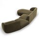 MICADONI  Modulsofa i flyel, venstre, Miley, 4 seter, 320x132x70