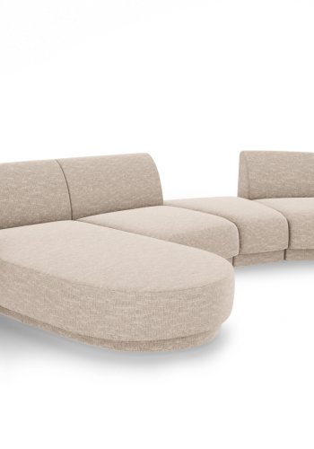 MICADONI  Modulsofa til venstre, Miley, 4 seter, 320x132x70