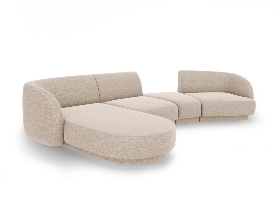 MICADONI  Modulsofa til venstre, Miley, 4 seter, 320x132x70