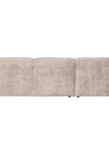 WOOOD CLOUD Schäslongsoffa Vänster Chenille Naturlig