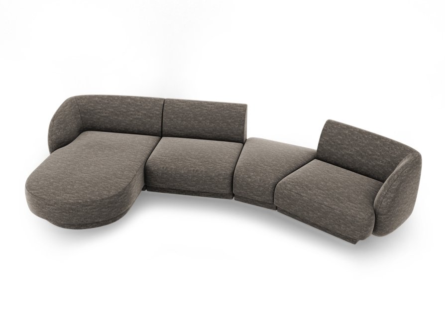 MICADONI  Modulsofa til venstre, Miley, 4 seter, 320x132x70