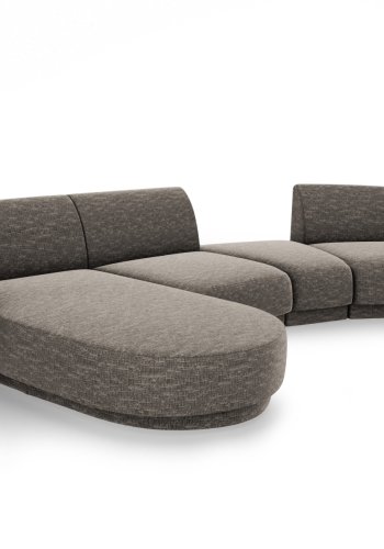 MICADONI  Modulsofa til venstre, Miley, 4 seter, 320x132x70