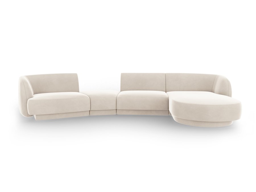 MICADONI  Modulsofa i flyel til hyre, Miley, 4 seter, 320x132x70