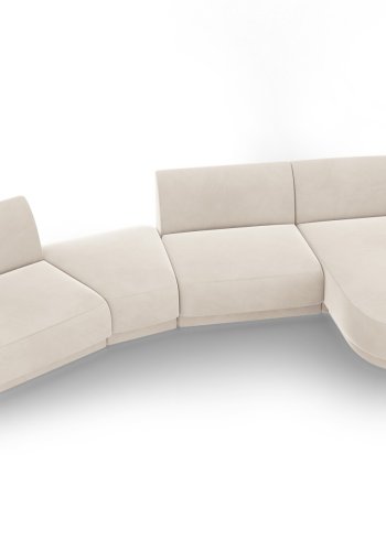 MICADONI  Modulsofa i flyel til hyre, Miley, 4 seter, 320x132x70