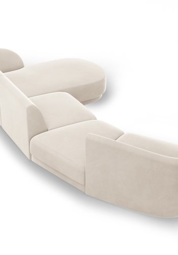 MICADONI  Modulsofa i flyel til hyre, Miley, 4 seter, 320x132x70