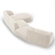 MICADONI  Modulsofa i flyel til hyre, Miley, 4 seter, 320x132x70