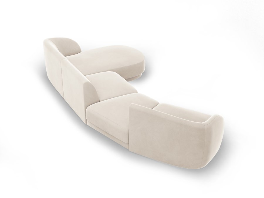 MICADONI  Modulsofa i flyel til hyre, Miley, 4 seter, 320x132x70