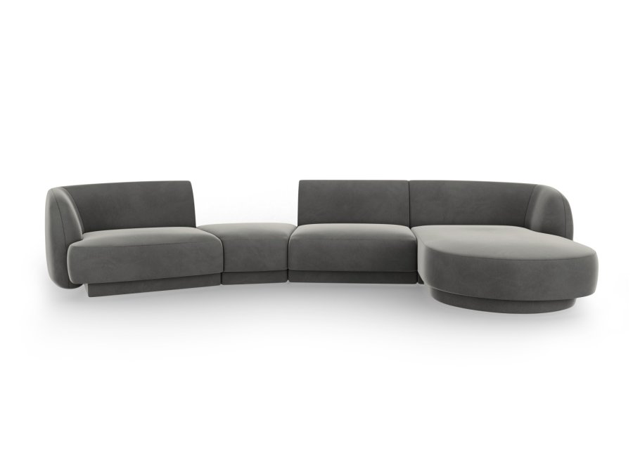 MICADONI  Modulsofa i flyel til hyre, Miley, 4 seter, 320x132x70