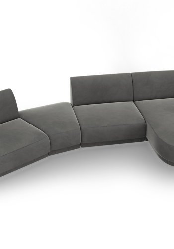 MICADONI  Modulsofa i flyel til hyre, Miley, 4 seter, 320x132x70