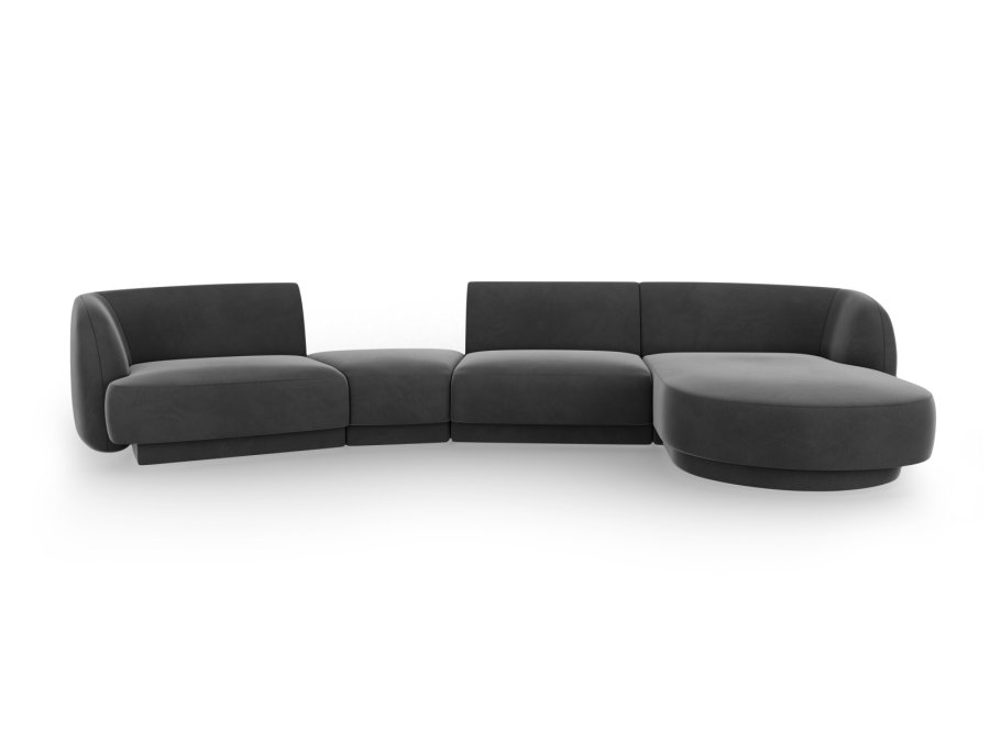 MICADONI  Modulsofa i flyel til hyre, Miley, 4 seter, 320x132x70