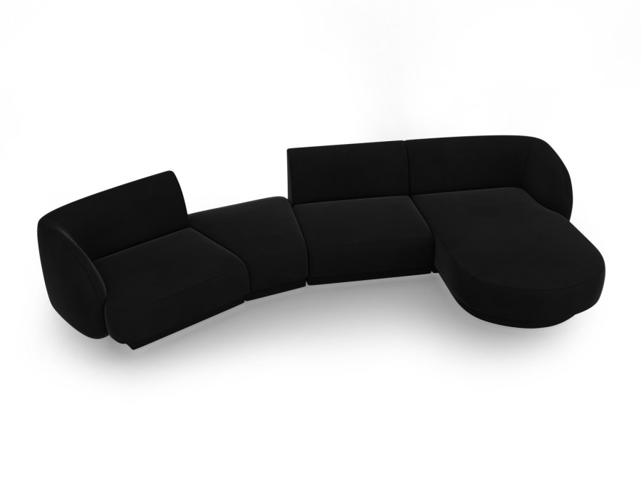 MICADONI  Modulsofa i flyel til hyre, Miley, 4 seter, 320x132x70