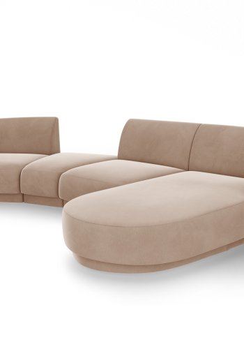 MICADONI  Modulsofa i flyel til hyre, Miley, 4 seter, 320x132x70