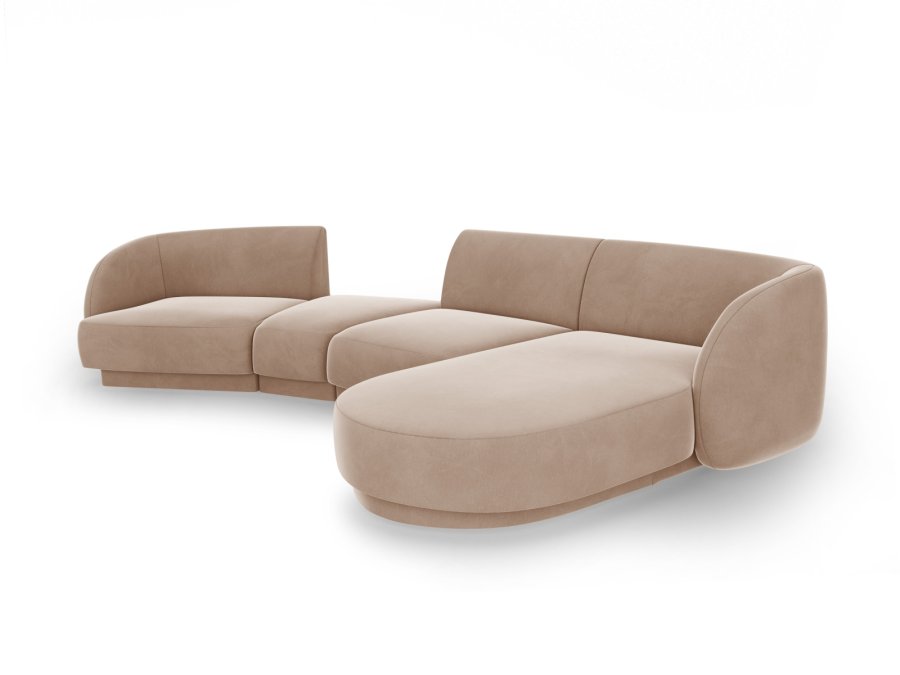 MICADONI  Modulsofa i flyel til hyre, Miley, 4 seter, 320x132x70
