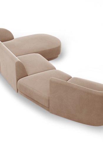 MICADONI  Modulsofa i flyel til hyre, Miley, 4 seter, 320x132x70