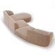 MICADONI  Modulsofa i flyel til hyre, Miley, 4 seter, 320x132x70