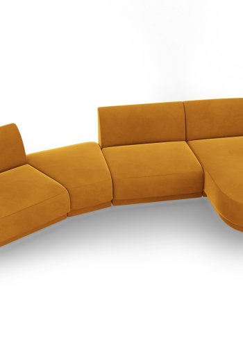 MICADONI  Modulsofa i flyel til hyre, Miley, 4 seter, 320x132x70