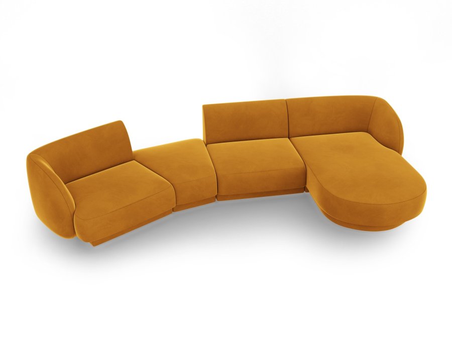 MICADONI  Modulsofa i flyel til hyre, Miley, 4 seter, 320x132x70