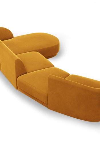 MICADONI  Modulsofa i flyel til hyre, Miley, 4 seter, 320x132x70