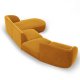 MICADONI  Modulsofa i flyel til hyre, Miley, 4 seter, 320x132x70