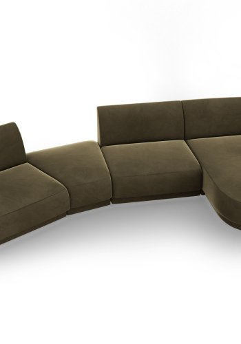 MICADONI  Modulsofa i flyel til hyre, Miley, 4 seter, 320x132x70