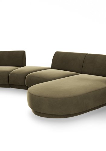 MICADONI  Modulsofa i flyel til hyre, Miley, 4 seter, 320x132x70