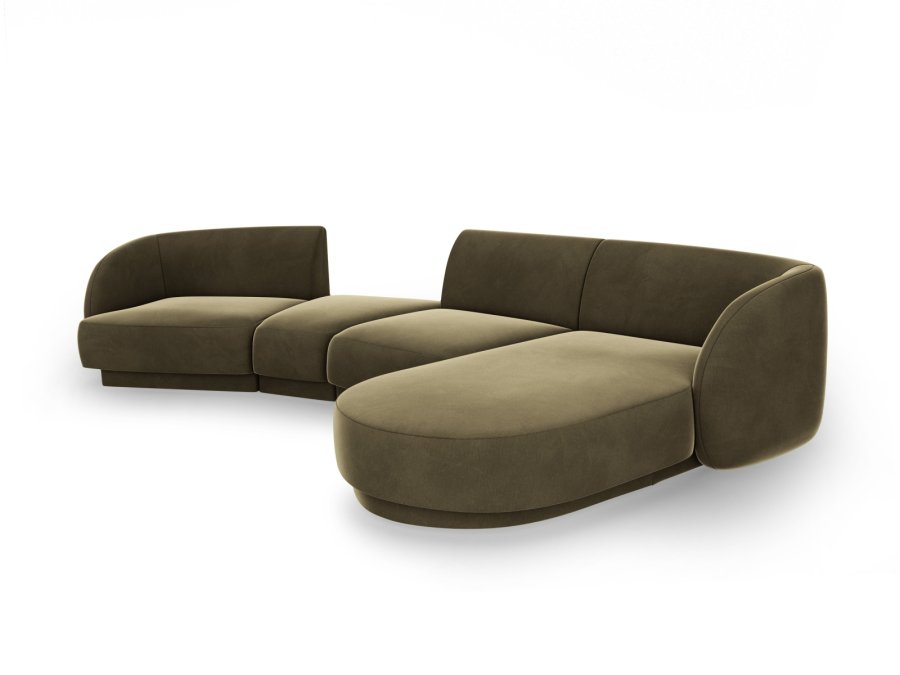 MICADONI  Modulsofa i flyel til hyre, Miley, 4 seter, 320x132x70