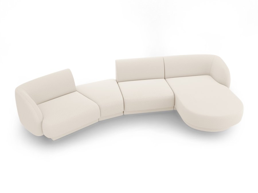 MICADONI  Modulsofa til hyre, Miley, 4 seter, 320x132x70