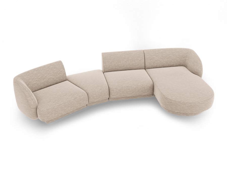 MICADONI  Modulsofa til hyre, Miley, 4 seter, 320x132x70