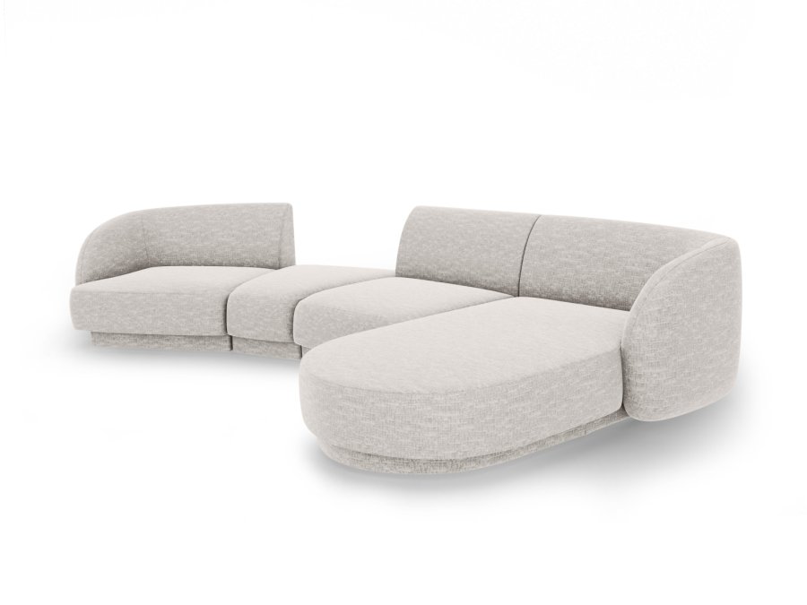MICADONI  Modulsofa til hyre, Miley, 4 seter, 320x132x70