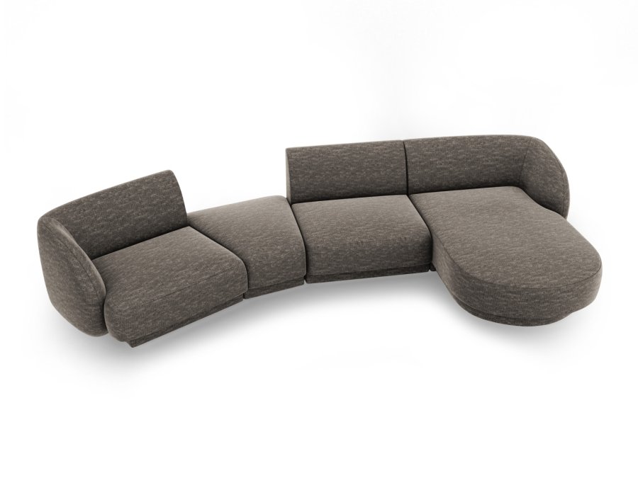 MICADONI  Modulsofa til hyre, Miley, 4 seter, 320x132x70