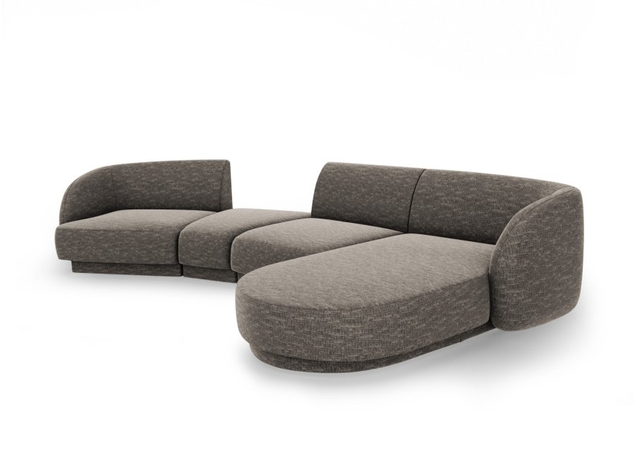 MICADONI  Modulsofa til hyre, Miley, 4 seter, 320x132x70