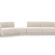 MICADONI  Modulsofa i flyel, venstre, Miley, 4 seter, 320x128x70