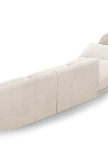 MICADONI  Modulsofa i flyel, venstre, Miley, 4 seter, 320x128x70