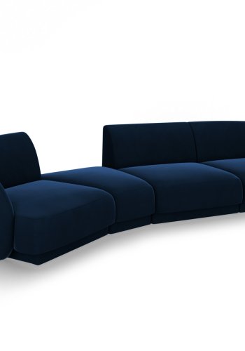 MICADONI  Modulsofa i flyel, venstre, Miley, 4 seter, 320x128x70