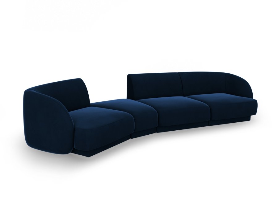 MICADONI  Modulsofa i flyel, venstre, Miley, 4 seter, 320x128x70