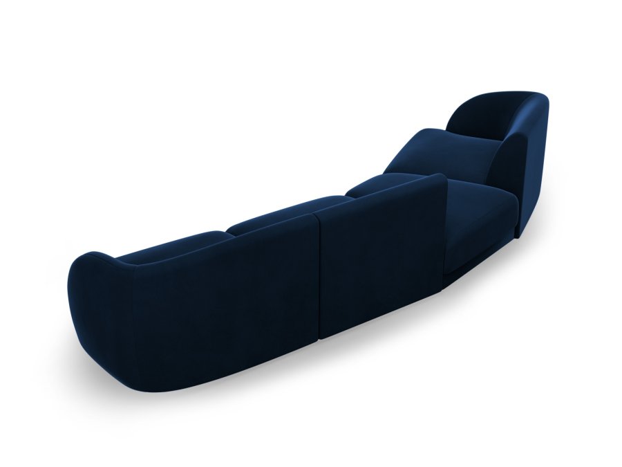 MICADONI  Modulsofa i flyel, venstre, Miley, 4 seter, 320x128x70