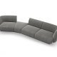 MICADONI  Modulsofa i flyel, venstre, Miley, 4 seter, 320x128x70