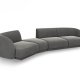 MICADONI  Modulsofa i flyel, venstre, Miley, 4 seter, 320x128x70