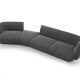 MICADONI  Modulsofa i flyel, venstre, Miley, 4 seter, 320x128x70
