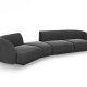 MICADONI  Modulsofa i flyel, venstre, Miley, 4 seter, 320x128x70