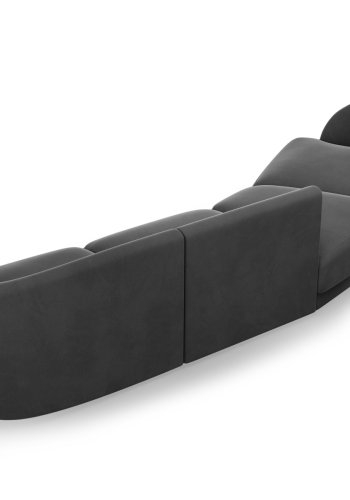 MICADONI  Modulsofa i flyel, venstre, Miley, 4 seter, 320x128x70