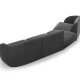 MICADONI  Modulsofa i flyel, venstre, Miley, 4 seter, 320x128x70