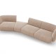 MICADONI  Modulsofa i flyel, venstre, Miley, 4 seter, 320x128x70